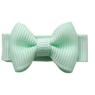 Mini Bow TUX Snap Clip - Pastel Green