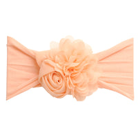 Couture Flower Headband - Peach
