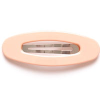 Glossy Sierra Snap Clip - Peach