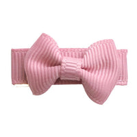 Mini Bow TUX Snap Clip- Peony