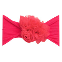 Couture Flower Headband - Pink Yarrow