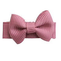 Mini Bows Snap Clips TUX - Rosy Mauve
