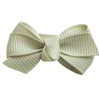 Mini Bow Knot Snap Clip - Spruce