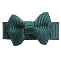 Mini Bows Snap Clips TUX - Spruce