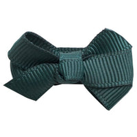 Mini Bow Knot Snap Clip - Spruce