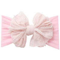 Jumbow Ruffle Bow - Pink