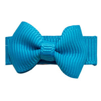 Mini Bows Snap Clips TUX - Vivid Blue