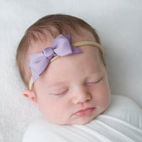Pippa Grosgrain Bow - Lavender