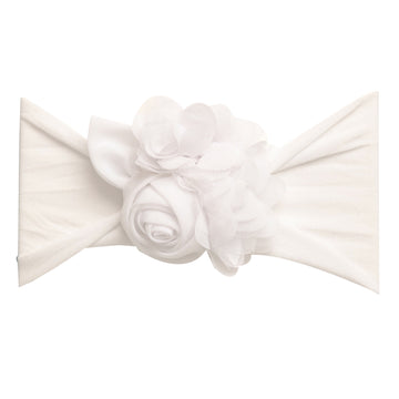 Couture Flower Headband - White