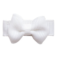 Mini Bow TUX Snap Clip - Off White