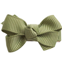 Mini Bow Knot Snap Clip- Willow