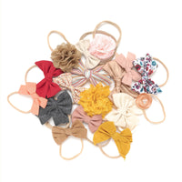 10 or 20 Skinny Nylon Headbands GRAB a BAG