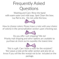 Mini Bow TUX Snap Clip - Peach