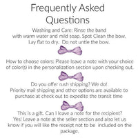 Kai Fable Linen Bow - Violet
