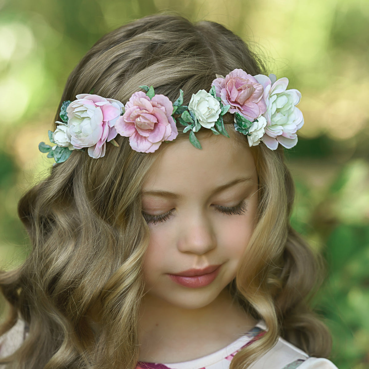 Holly Flower Girl Crown – Think Pink Bows