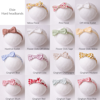 Elsie Bow Hard Headband - 15 Styles
