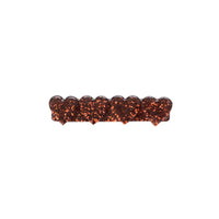 4 Heart Glitter Bar Acrylic Hair Clip - 22 Glitter Colors