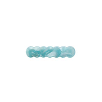 Scalloped Acrylic Hair Clip - 20 Glitter & Pearl