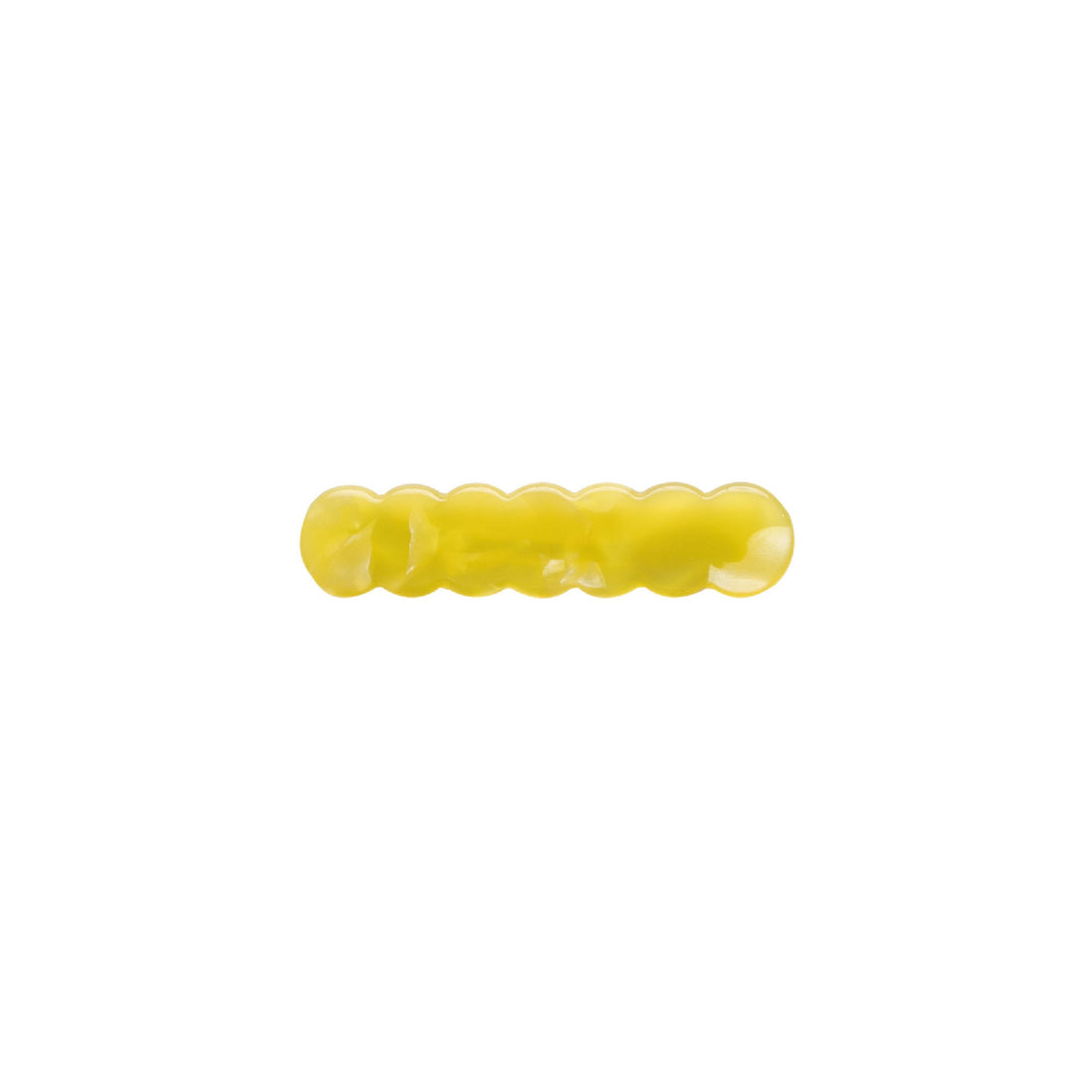 Scalloped Acrylic Hair Clip - 20 Glitter & Pearl