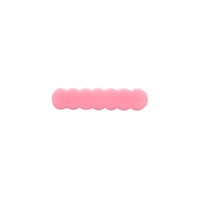 Scalloped Acrylic Hair Clip - 40 Colors