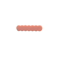 Scalloped Acrylic Hair Clip - 40 Colors