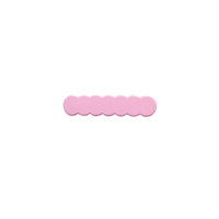 Scalloped Acrylic Hair Clip - 40 Colors