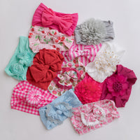 5 or 10 Headbands GRAB a BAG WIDE NYLON Headbands