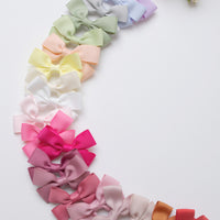GIA Mini Bows Snap Hair Clips - 22 COLORS