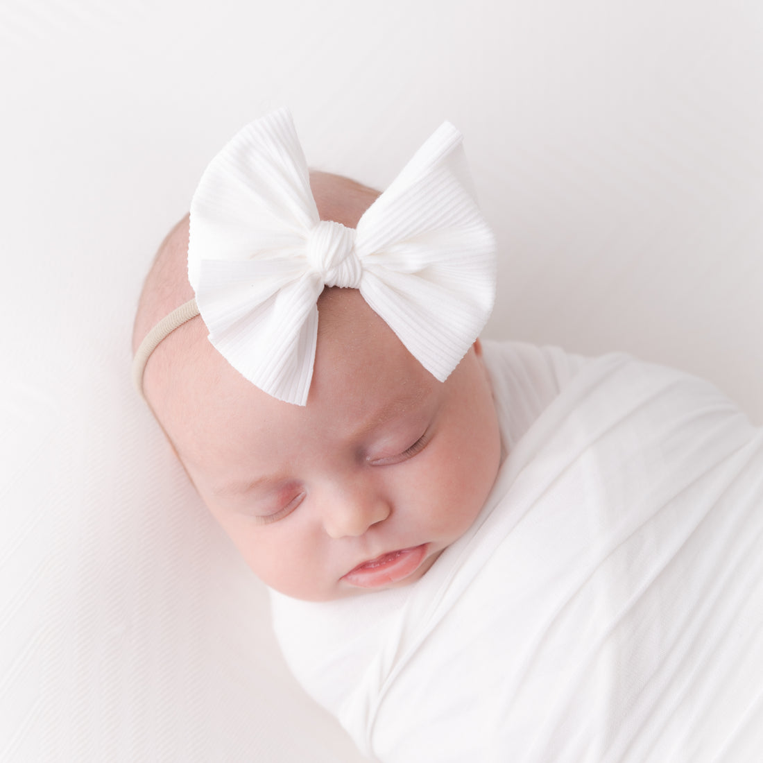 Reeva Bow Skinny Nylon Headband - 17 colors