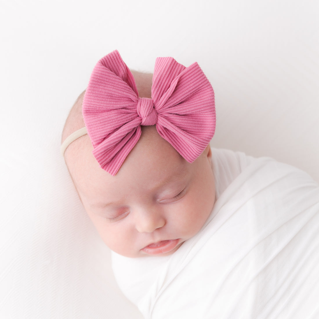 Reeva Bow Skinny Nylon Headband - 17 colors