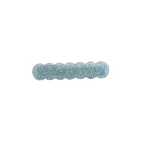Scalloped Acrylic Hair Clip - 20 Glitter & Pearl