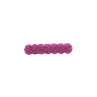 Scalloped Acrylic Hair Clip - 20 Glitter & Pearl