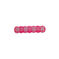 Scalloped Acrylic Hair Clip - 28 Prints