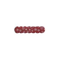 Scalloped Acrylic Hair Clip - 28 Prints
