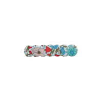 Scalloped Acrylic Hair Clip - 28 Prints
