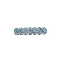 Scalloped Acrylic Hair Clip - 28 Prints