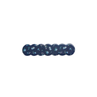 Scalloped Acrylic Hair Clip - 28 Prints