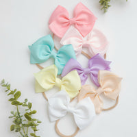 Ella Grosgrain Bow Nylon Headbands - Other Colors