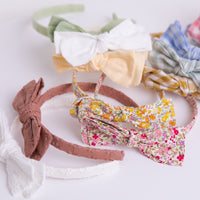 Elsie Bow Hard Headband - 15 Styles