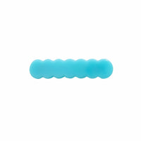 Scalloped Acrylic Hair Clip - 40 Colors