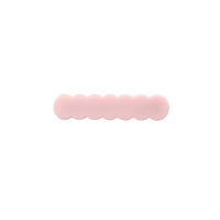 Scalloped Acrylic Hair Clip - 40 Colors