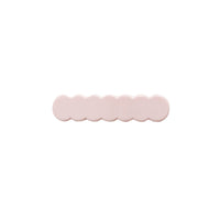 Scalloped Acrylic Hair Clip - 40 Colors