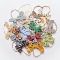 10 or 20 Skinny Nylon Headbands GRAB a BAG