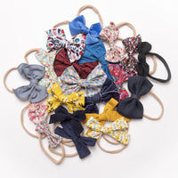 10 or 20 Skinny Nylon Headbands GRAB a BAG