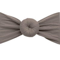Round Knot Turban - Metal Grey
