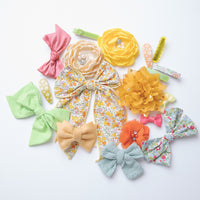 10 or 20 Hair Bows & Clips GRAB a BAG