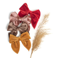 FABLE Velvet SMALL Bow Clip - 8 Colors