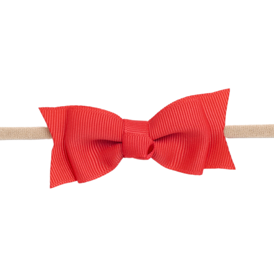 Pippa Grosgrain Bow - Red