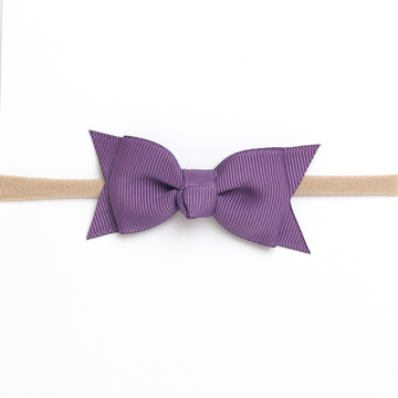 Pippa Grosgrain Bow - Purple