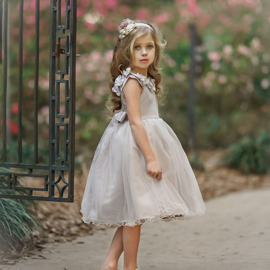 Fiona Dress - Oyster #18